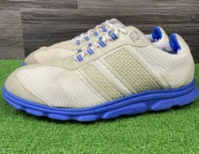 FootJoy Mens 9 M SuperLites CT Spikeless Golf Shoes Sneakers White Blue 58135