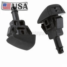 2x Windshield Washer Fluid Squirter Nozzles For 2014-19 Silverado Sierra & More