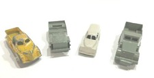 Lot of 4 vintage toy vehicles Tootsie,Midget,misc.