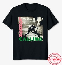 The Clash T Shirt London Calling Mens Black Punk All size Shirt