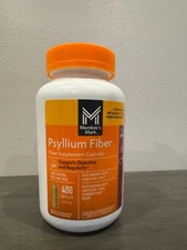 Member's Mark 100 % Psyllium Fiber  400 Capsules,