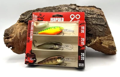 Rapala 90 Years Lure Kit Shad Rap Set Limitierte Jubiläums-Edition Balsaholz - Bild 1 von 2