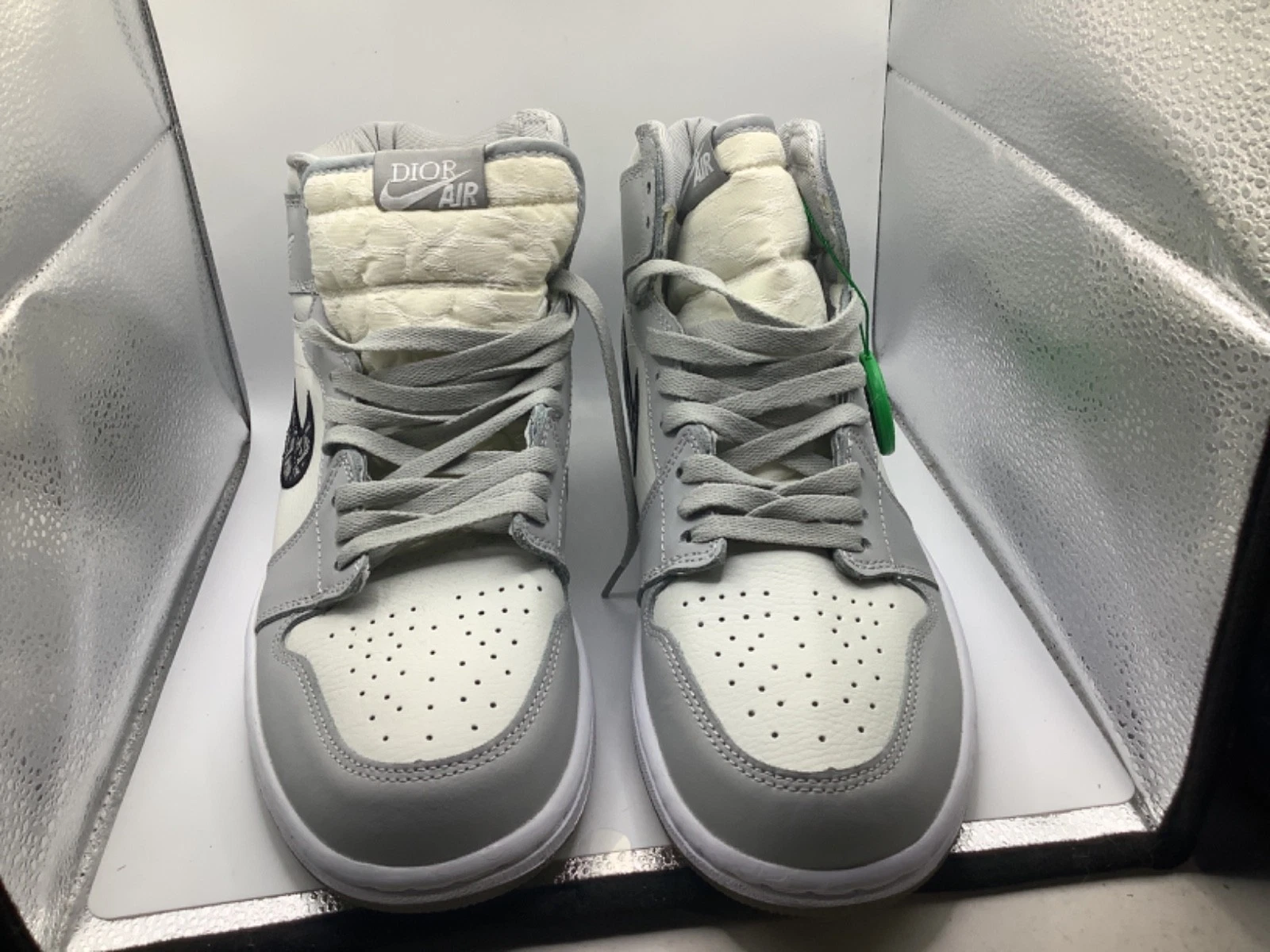 DIOR X JORDAN Air Jordan 1 x Dior High Retro taglia 9 grigio USA 55088 029