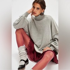 Free People We The Free Wonderful Oversized Pullover Sweater NWT Size Medium