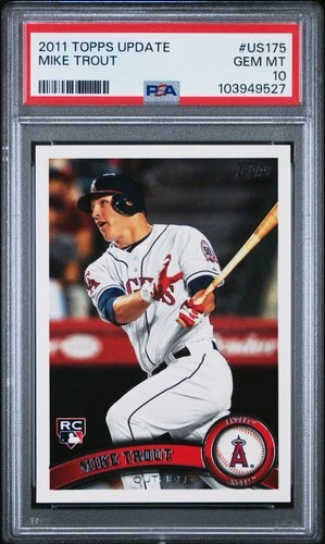 2011 Topps Update 🔥MIKE TROUT🔥 RC Rookie PSA 10 💎 Gem Mint