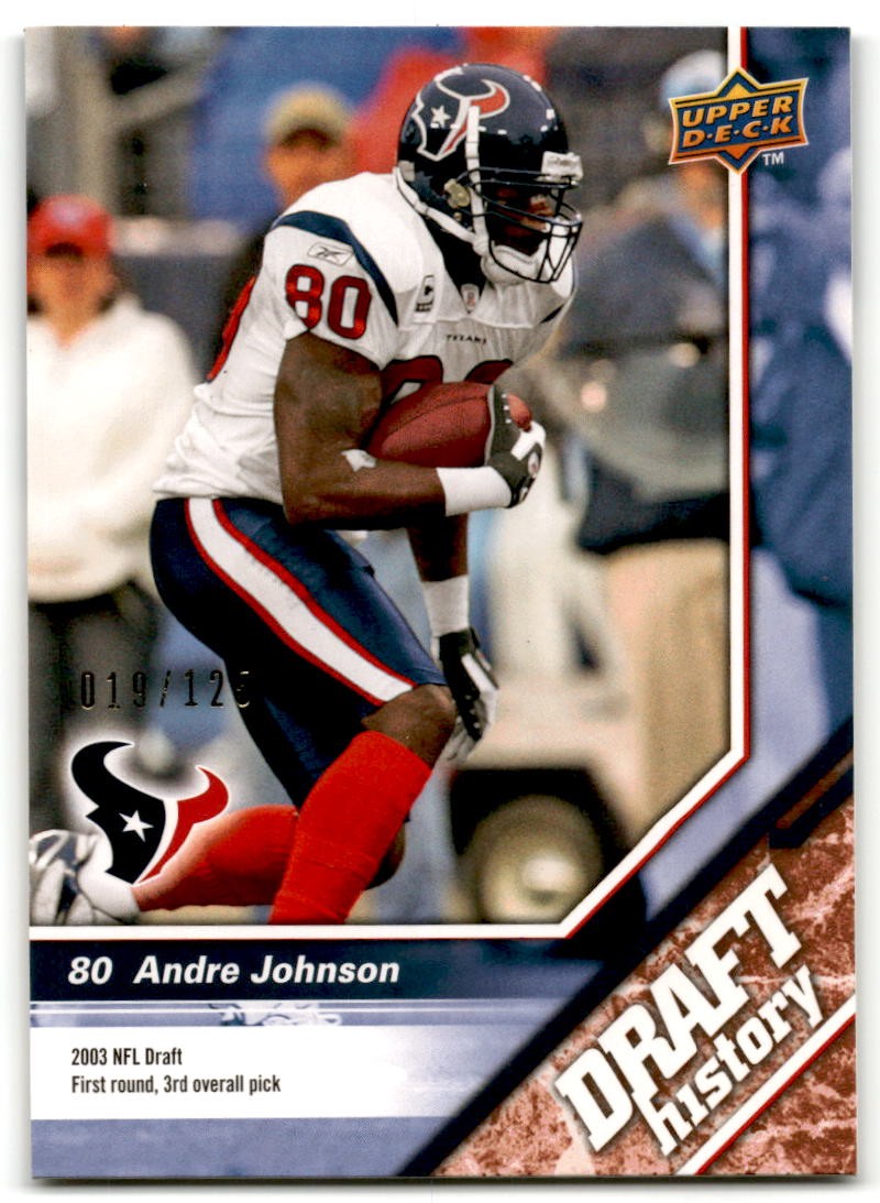 2009 Upper Deck Draft Edition #185 Andre Johnson /125 Bronze 125