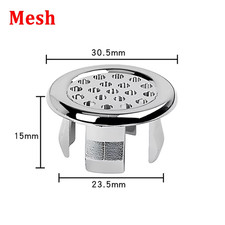 1/2/4Pcs Sink Overflow Ring Kitchen Bathroom Basin Trim Bath Drain Cap Sink Wash