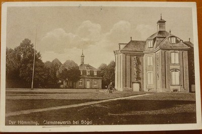AK Schloss Clemenswerth 1931 Adelspost von Wrede Sögel Hümmling Haren Ems Dörpen