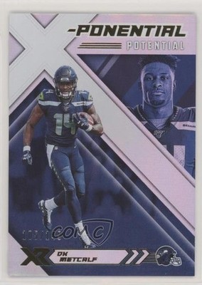 2019 Panini XR X-Ponential Potential 105/149 DK Metcalf #XPP-10 Rookie RC uk2