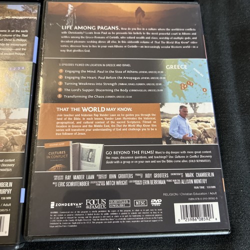 That the World May Know -Faith Lessons- 4 DVD Lot Ray Vander Laan Set Vol 13-16 - Picture 6 of 15