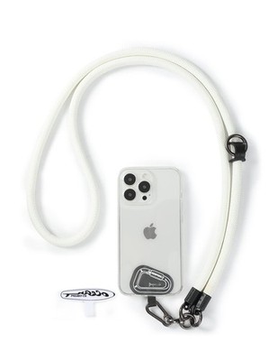 project-cb Cell Phone Lanyard ×1, Tether Tab ×2, Universal Long, White 