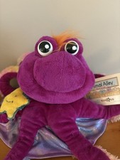 Vintage Toys R Us Animal Alley Purple Octopus and Starfish Plush Toy Tags