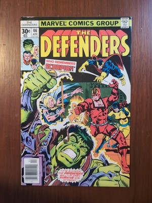 The Defenders #46 (Marvel Comics April 1977) 1st App Max Fury Mid To High Grade