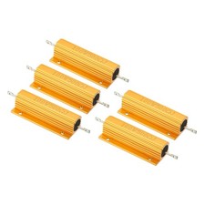 5pcs Aluminum Shell Resistor 100W 500 Ohm Housing Resistor Wirewound Resistors