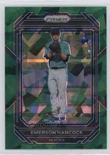 2023 Panini Prizm Green Ice Prizm Emerson Hancock #24 13dp