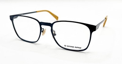 NEW G-STAR RAW METAL GSRD KEMBER BLUE YELLOW AUTHENTIC EYEGLASSES 54-19