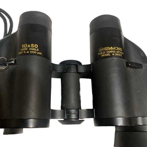 Simmons Binoculars Model 24152 - 10x50 Wide Angle 367ft at 1000yds Fully Coated - Picture 7 of 11