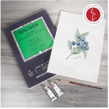 Arches Watercolor Paper Pad, 140lb, 9x12