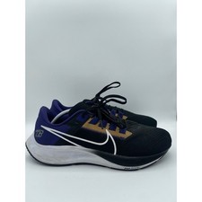Nike Air Zoom Pegasus 38 Baltimore Ravens Mens 12 Running Shoes Black DJ0849-001