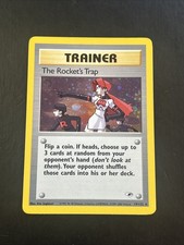 The Rocket's Trap 19/132 Holo Rare Gym Heroes Pokemon Unlimited Holo on eBay