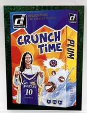 KELSEY PLUM - 2025 PANINI WNBA DONRUSS GREEN FIREWORKS CRUNCH TIME #40/399