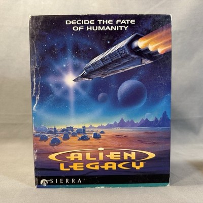 Alien Legacy 1994 Sierra DOS 3.5'' Floppy PC Space Very Good Condition