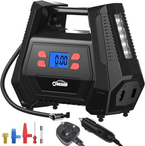 Efficient Tyre Inflator Air Compressor – 35 L/min, Compact & Lightweight Design - Picture 3 of 14