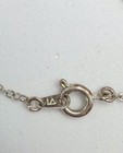 Vintage Green Pave Rhinestone Ball Pendant Necklace Silver Tone 18” Chain — photo 4