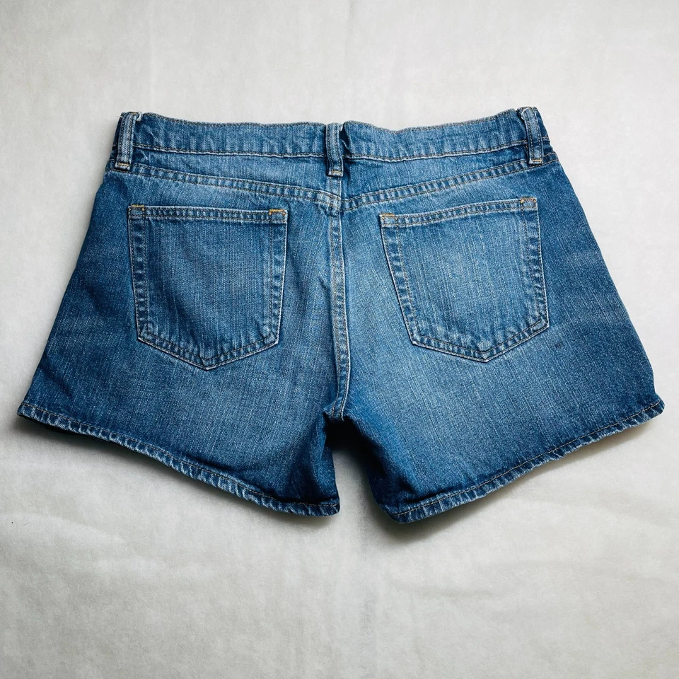 Ralph Lauren Womens Denim Blue 5 Pockets Design Mid Rise Boyfriend Shorts Size 8 - Image 2 of 4