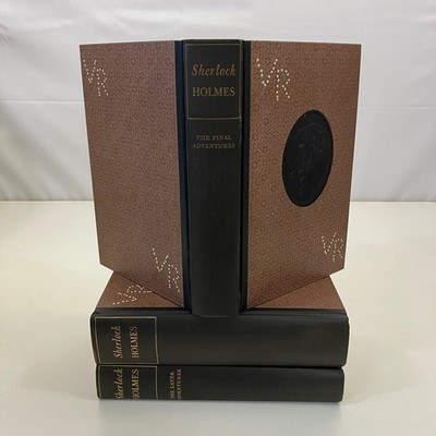 Adventures of Sherlock Holmes 3 Volume Set HC Slipcases Heritage Press Detective