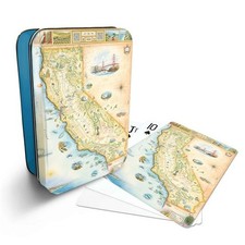 Xplorer Maps PLCD CA California State Map Playing Cards