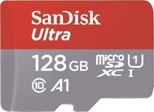 SanDisk Ultra 128GB Class 10 microSDXC UHS-1 Flash Memory Card 120MB/s A1