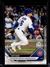 2025 Topps Now #225 Matt Shaw Base Card (Qty) RC Rookie