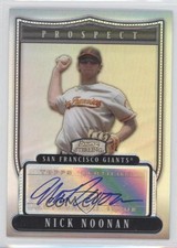 2007 Bowman Sterling Prospects Refractor 100/199 Nick Noonan #BSP-NN Auto 0b2
