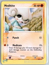 Meditite Reverse Holofoil Uncommon Dragon 37/97 LP Pokemon TCG on eBay
