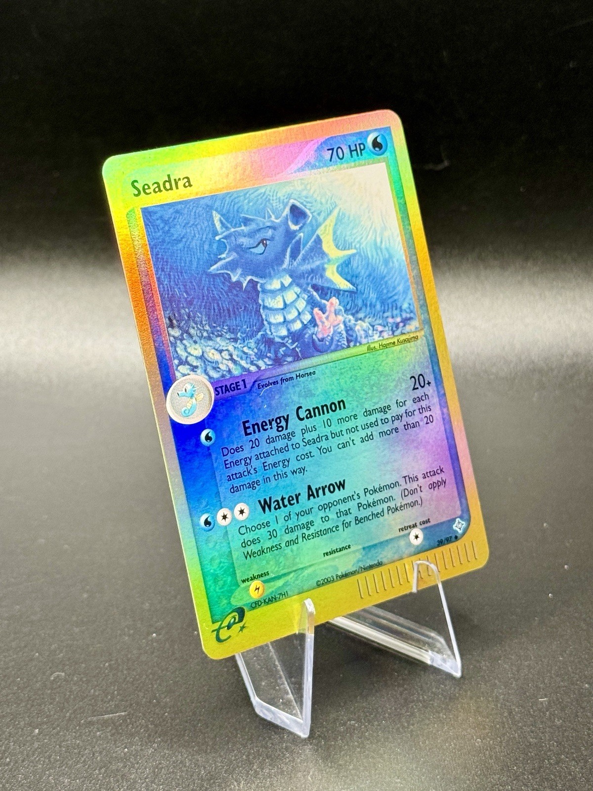 Seadra 39/97 Reverse Holo Pokemon EX Dragon 2003 Vintage NM