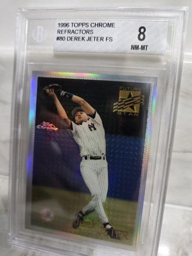 Derek Jeter [Refractor] #80 1996 Topps Chrome card