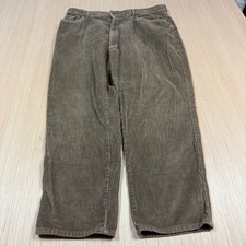 Vintage LL Bean Corduroy Pants Ladies size 20 actual 37x27 loose fit 90s