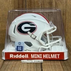 Georgia Bulldogs White Alternate Speed Mini Helmet Riddell NCAA Licensed New!