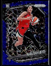 2025 Panini Prizm WNBA #15 Aaliyah Nye Blue Velocity Prizms