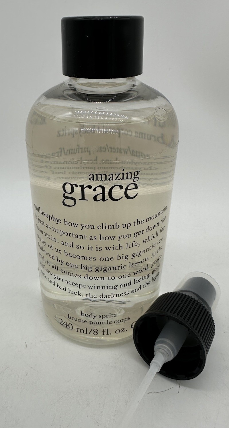 PHILOSOPHY AMAZING GRACE PERFUMED BODY SPRITZ 8 FL OZ ~ BRAND NEW SEALED W/PUMP
