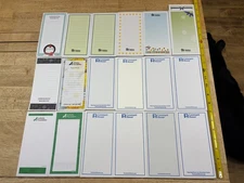 Charity Notepads - Lot of 19- Covenant House, Habitat Humanity, Alzheimer's Asc.