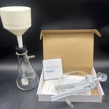 500ml Suction Filtration Device Büchner Funnel With Lab Vacuum Pump HST