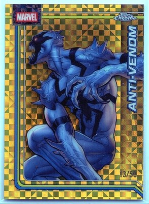 2026 Topps Chrome Marvel Comics ANTI-VENOM GOLD Xfractor 13/50