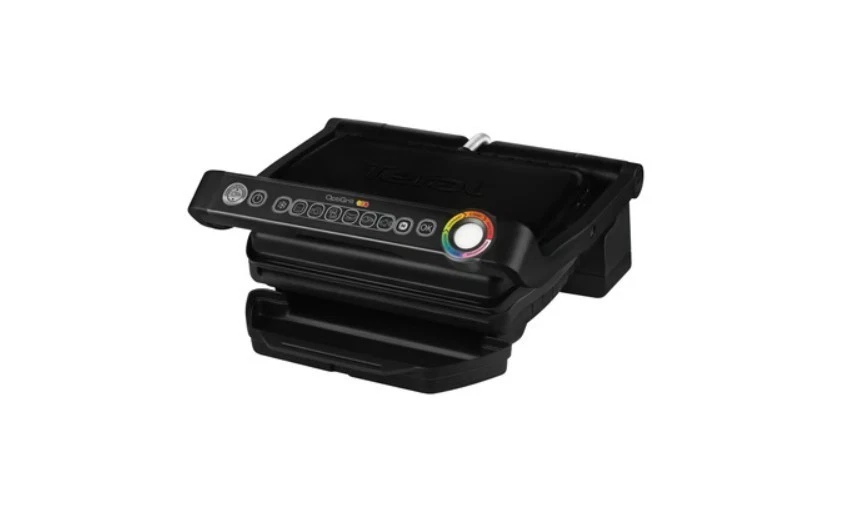TEFAL OptiGrill GC7058 Kontaktgrill 2.000 Watt 6 Grillprogramme Lichtindikator