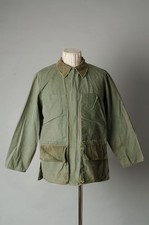 VTG 60 70S French Hunting Jacket Corduroy Collar and Pocket