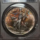 1986 American Silver Eagle PCGS MS66 Toned Key Date ASE Coin