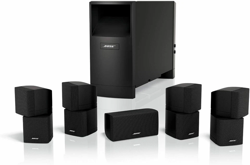 Bose Acoustimass 10 Series IV Heimkino Lautsprechersystem schwarz DVD/CD
