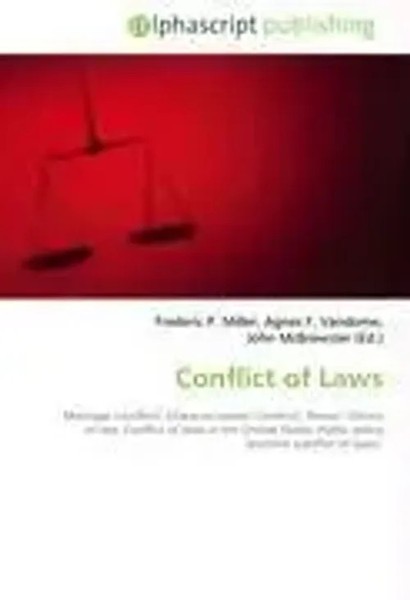 Conflict Of Laws Frederic P. Miller (U. A.) Taschenbuch Englisch 2026-image