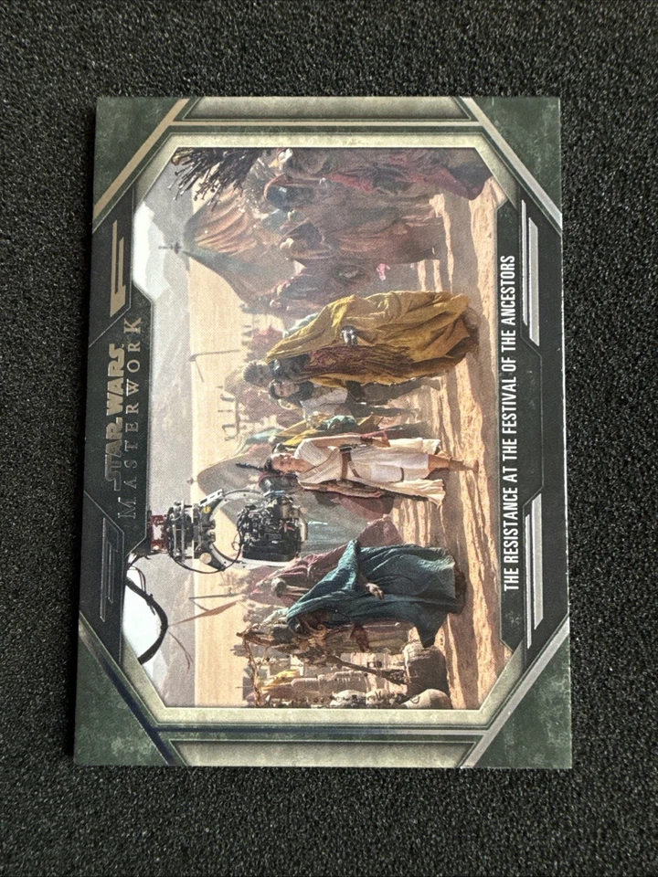2024 Masterwork Star Wars #BTS-18 Rey Resistance At The Festival Of The Ancestor - Image 2 of 4